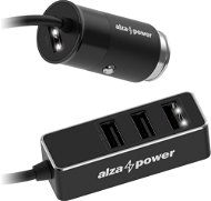 AlzaPower X540 Multi Charge autós töltő fekete - Autós töltő