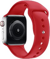 Eternico Essential für Apple Watch 42mm / 44mm / 45mm cherry red größe M-L - Armband