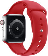 Remienok na hodinky Eternico Essential pre Apple Watch 38mm / 40mm / 41mm cherry red veľkosť S-M - Řemínek