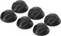 Cable Organiser AlzaPower Cable Clips, 6pcs, Black - Organizér kabelů