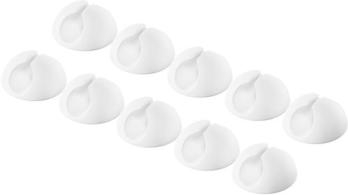 AlzaPower Little Cable Clips - 10 Stück - weiß - Kabel-Organizer - Hauptbild