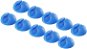 AlzaPower Little Cable Clips 10 pcs Blue - Cable Organiser