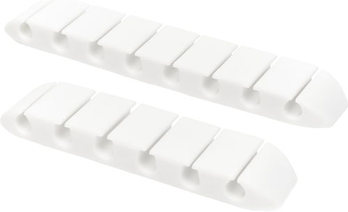 AlzaPower Long Cable Clips - 2 Stück - weiß - Kabel-Organizer - Hauptbild