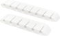 Cable Organiser AlzaPower Long Cable Clips 2pcs White - Organizér kabelů