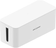 AlzaPower Cable Box Basic, Medium, White - Cable Organiser