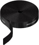 AlzaPower VelcroStrap+ Roll, 1m, Black - Cable Organiser