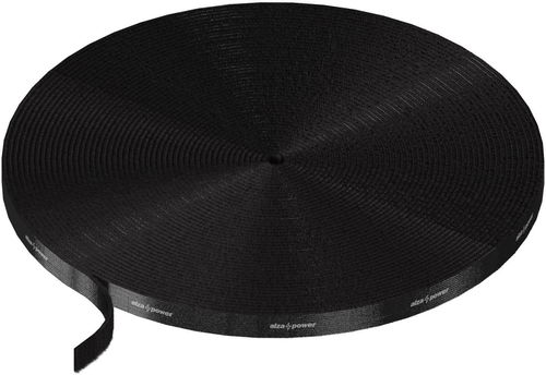 AlzaPower VelcroStrap+ Roll 25m schwarz - Kabel-Organizer - Hauptbild