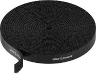 AlzaPower VelcroStrap+ Roll 5 m čierna - Organizér káblov