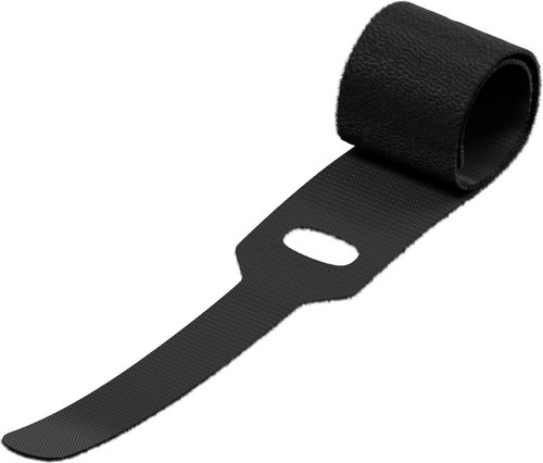AlzaPower VelcroStrap+, 10pcs, Black - Cable Organiser - Main image