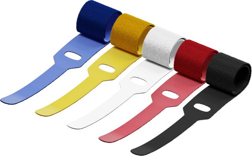 AlzaPower VelcroStrap+ 10 Stück - Farbmix - Kabel-Organizer - Hauptbild