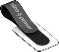 AlzaPower VelcroStrap+ mit beschreibbarem Etikett - 10 Stück - schwarz - Kabel-Organizer