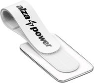 AlzaPower VelcroStrap+ mit beschreibbarem Etikett - 10 Stück - weiß - Kabel-Organizer