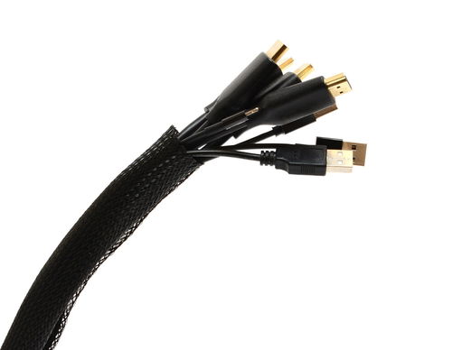 AlzaPower Velcrostrap+ Cable Tube - 2 m - schwarz - Kabel-Organizer - Hauptbild