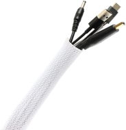 AlzaPower Velcrostrap+ Cable Tube 2m White - Cable Organiser