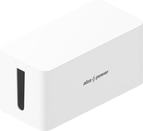 AlzaPower Cable Box Foldable Small White Main image AlzaPower Cable Box Foldable Small White - Cable Organiser - Main image