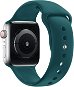 Eternico Essential for Apple Watch 42mm / 44mm / 45mm deep green size S-M - Watch Strap