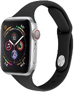 Eternico Essential Thin for Apple Watch 42mm / 44mm / 45mm solid black size S-M - Watch Strap