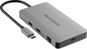 AlzaPower Metal USB-C Dock Station 8in1 Dual Screen C8L Space Grey - Docking Station