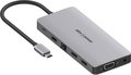 AlzaPower Metal USB-C Dock Station 12v1 Triple Screen vesmírně šedý