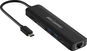 Dockingstation AlzaPower USB-C Dock Station 7in1 - schwarz - Dokovací stanice