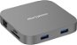 AlzaPower Metal USB-C Dock Cube 8in1 Space Gray - Dockingstation