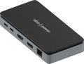 AlzaPower Metal Mini USB-C Dock Station 8v1 Dual Screen vesmírně šedý