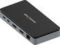 Docking Station AlzaPower Metal Mini USB-C Dock Station 8in1 Dual Screen Space Grey - Dokovací stanice