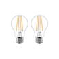 AlzaPower LED Classic Ambience, 7W (60W), 2700K, E27, 2-Pack - LED Bulb