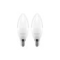 AlzaPower LED Essential Candle, 8W (60W), 2700K, E14, 2-Pack - LED Bulb