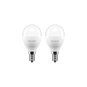AlzaPower LED Essential 8 W (60 W), 2700 K, E14, sada 2 ks - LED žiarovka