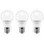 AlzaPower LED Essential 8W (60W), 2700K, E27, 3 pcs in Set - LED Bulb