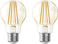 AlzaPower LED 8-75W, E27, 2500K, Amber Filament, set 2ks - LED žárovka