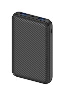 AlzaPower Carbon 10.000mAh Fast Charge + PD3.0 schwarz - Powerbank