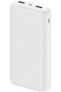 AlzaPower Carbon 20,000mAh Fast Charge + PD3.0 White - Power Bank