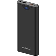AlzaPower Unlimited 20000 mAh Power Delivery 3.0 (45 W) Black - Powerbank