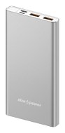 AlzaPower Metal 10000mAh Fast Charge + PD3.0 stříbrná - Powerbanka