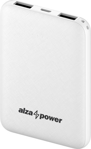 AlzaPower Onyx 5000mAh bílá - Powerbanka - Hlavní obrázek