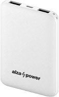 Power bank AlzaPower Onyx 5000mAh - fehér - Powerbanka