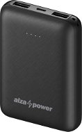 Power bank AlzaPower Onyx 10000mAh USB-C - fekete - Powerbanka