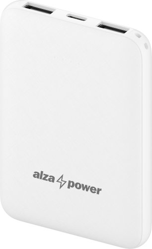 AlzaPower Onyx Gen2 5000mAh (12W) weiß - Powerbank - Hauptbild