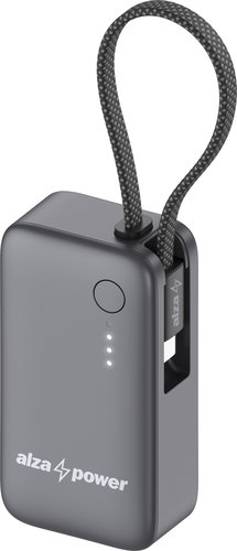 AlzaPower Loop 5000mAh Power Delivery (20W) grau - Powerbank - Hauptbild