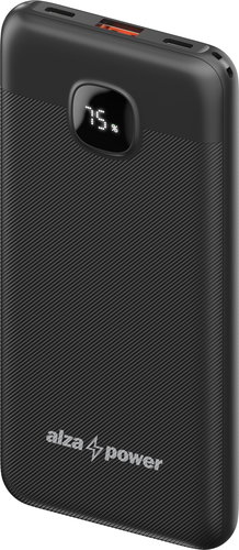 AlzaPower Garnet 10000mAh Power Delivery (22,5W) black - Power Bank - Main image