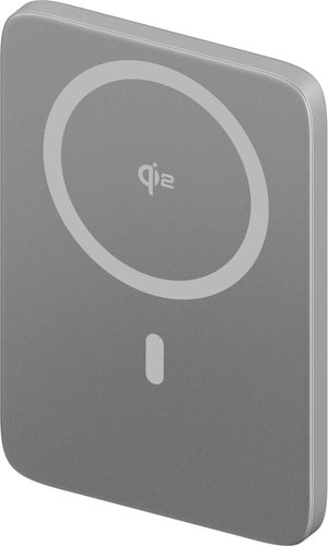 AlzaPower Qi2 Ultra Slim SSB 5000mAh Power Delivery (20W) Dark Grey - Power Bank - Main image