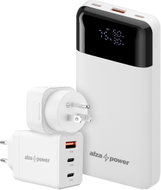 AlzaPower Travel Buddy US White - Set