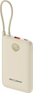 AlzaPower City 10000mAh Power Delivery (20W) beige - Power Bank