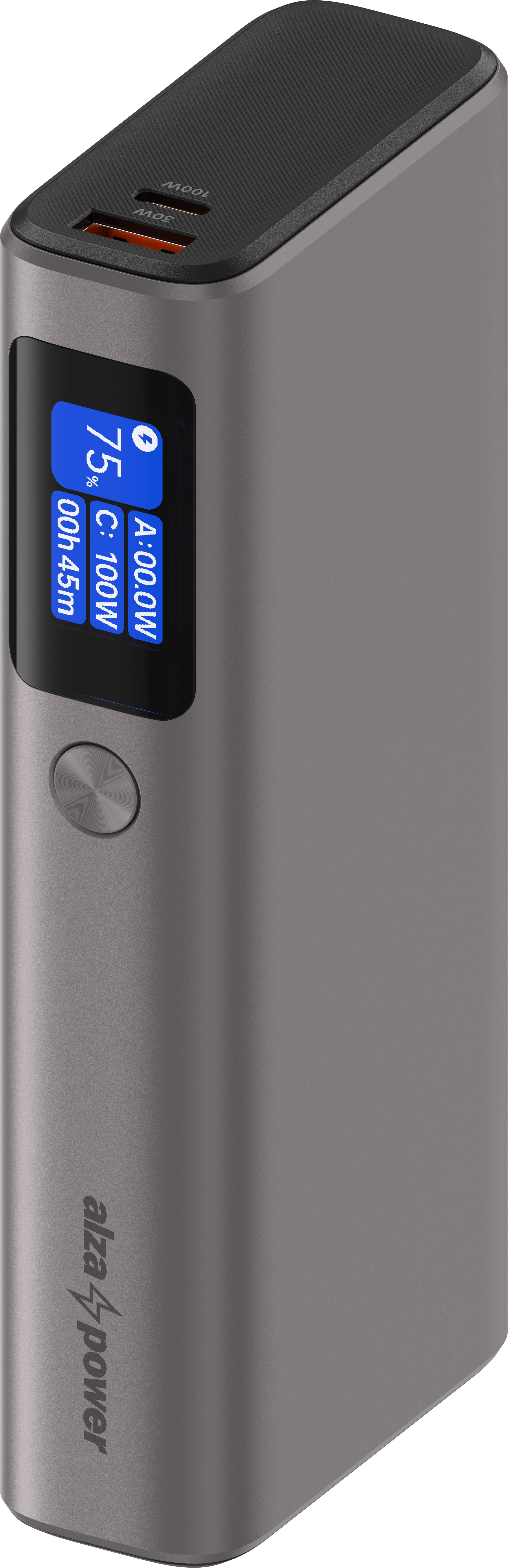 AlzaPower Vision 20000mAh Power Delivery (100W) - ezüst - Power bank | Alza .hu