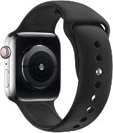 Eternico Essential for Apple Watch 42mm / 44mm / 45mm solid black size M-L - Watch Strap