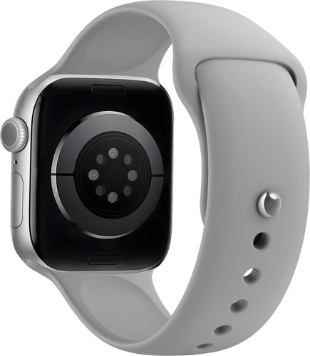 Eternico Essential for Apple Watch 44mm / 45mm / 46mm / Ultra 49mm steel gray size S-M - Watch Strap - Main image