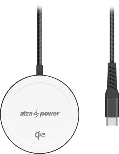 AlzaPower Q110B Wireless Qi2 Charger 15W schwarz - Kabelloses Ladegerät - Hauptbild