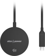 AlzaPower WQT120B Wireless Qi2.2 Charger 25W grey - Wireless Charger
